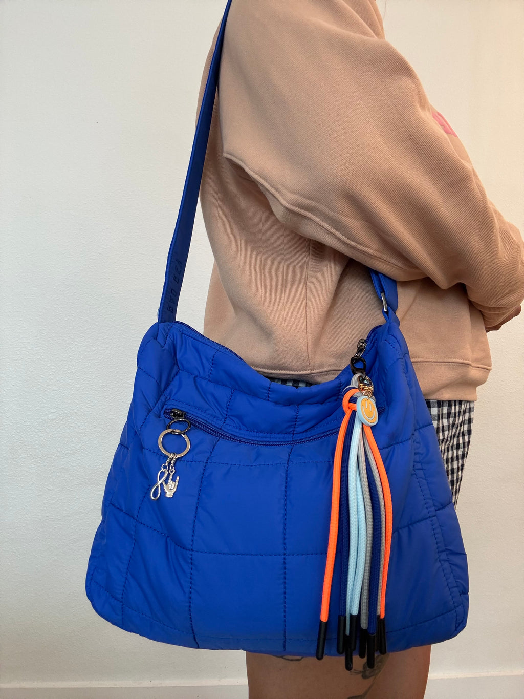 Rad Rev - Autism Charm Cloud Messenger Bag in Cobalt