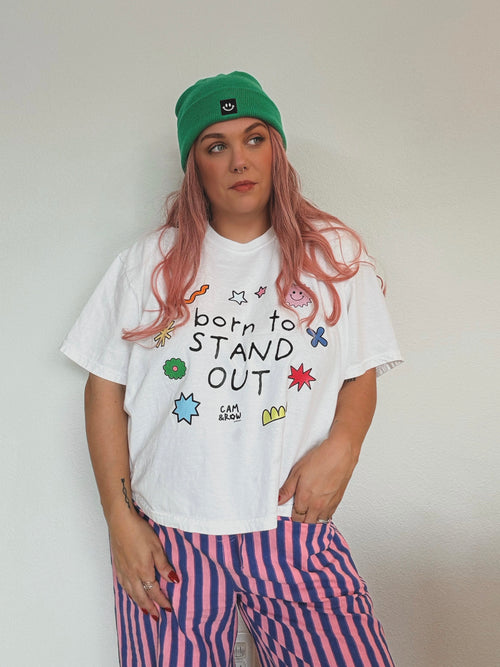 "Born to Stand Out" Boxy T-Shirt