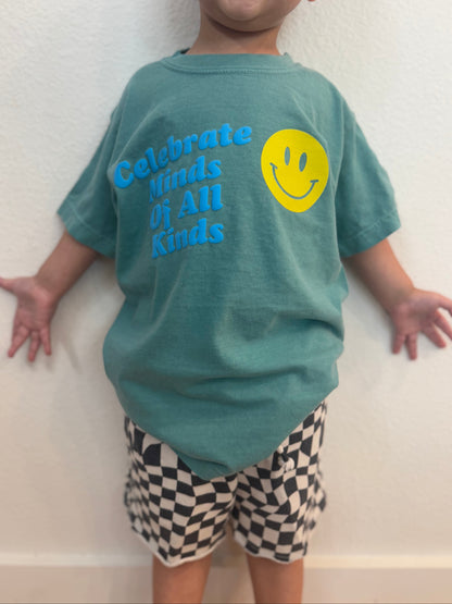 Toddler + Youth "Celebrate Minds Of All Kinds" T-Shirt