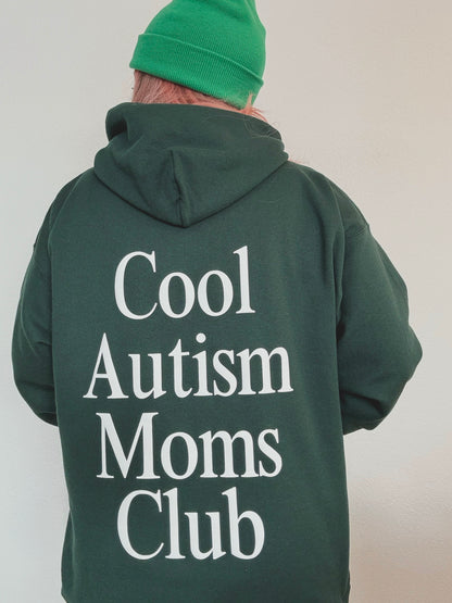 "Cool Autism Moms Club" Unisex Puff Print Hoodie