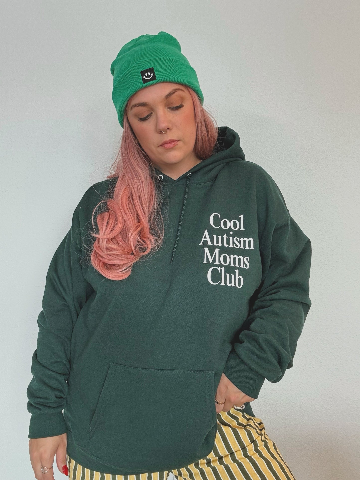 "Cool Autism Moms Club" Unisex Puff Print Hoodie