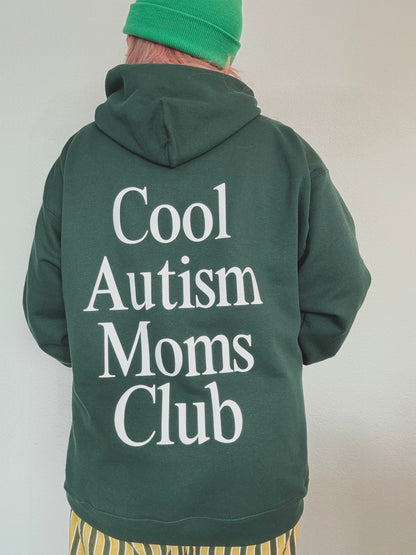 "Cool Autism Moms Club" Unisex Puff Print Hoodie