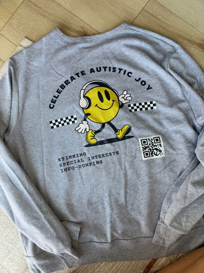 Autistic Joy Oversized Sweatshirt