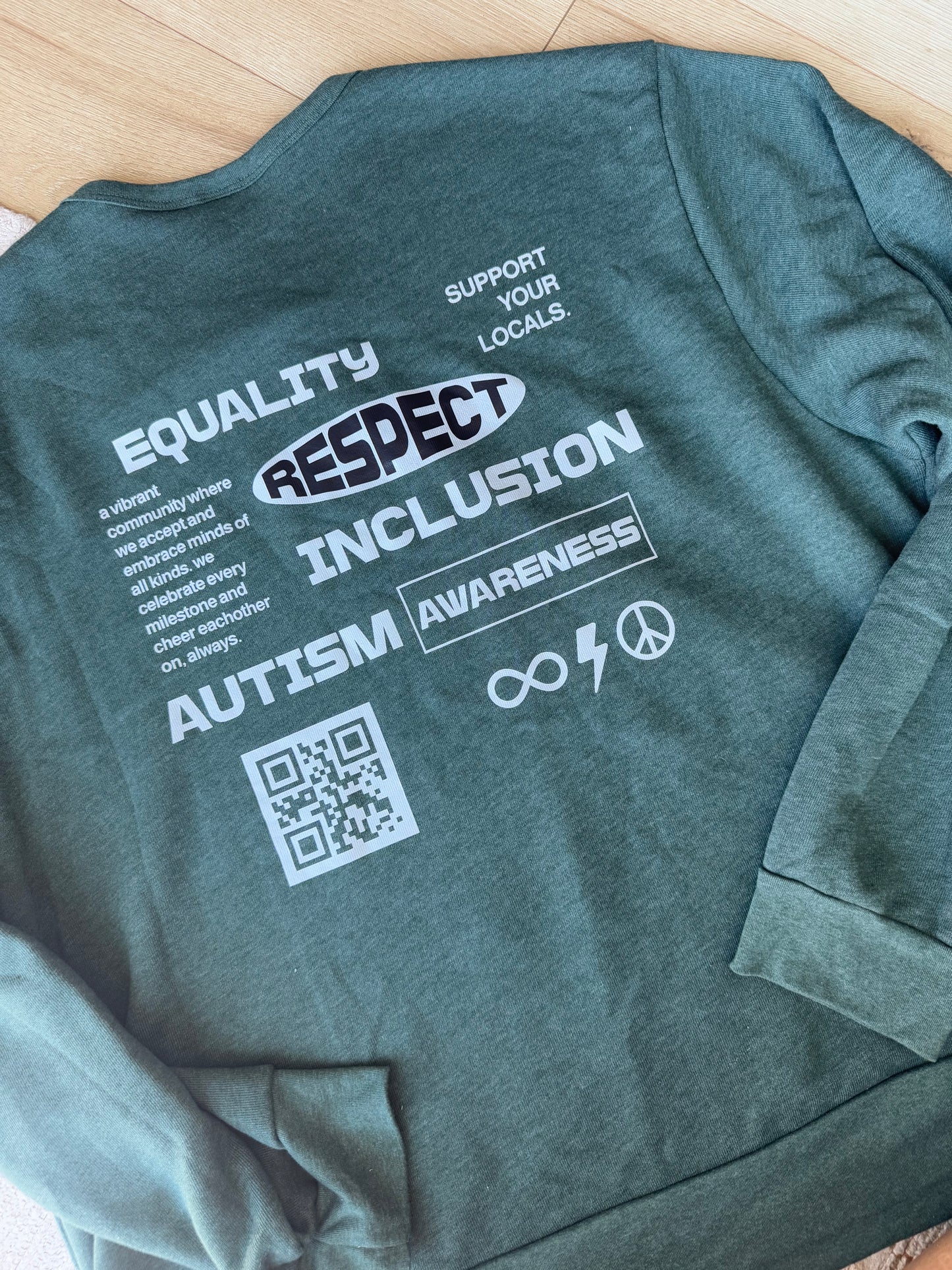 Equality, Respect, Inclusion Oversized Sweatshirt