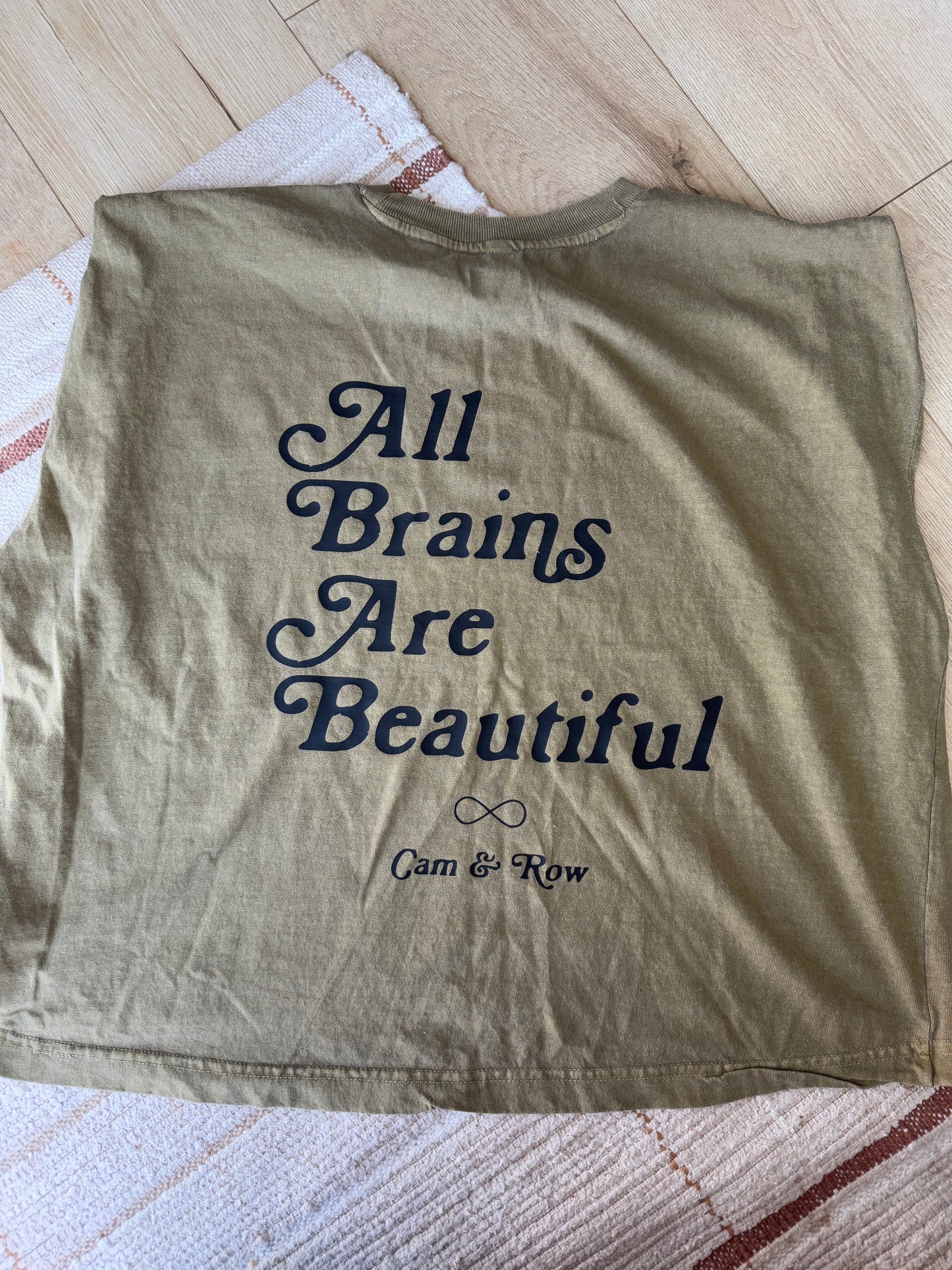 All Brains Are Beautiful Muscle Tank