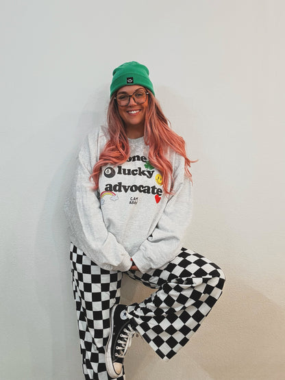 Unisex "One Lucky Advocate" Sweatshirt