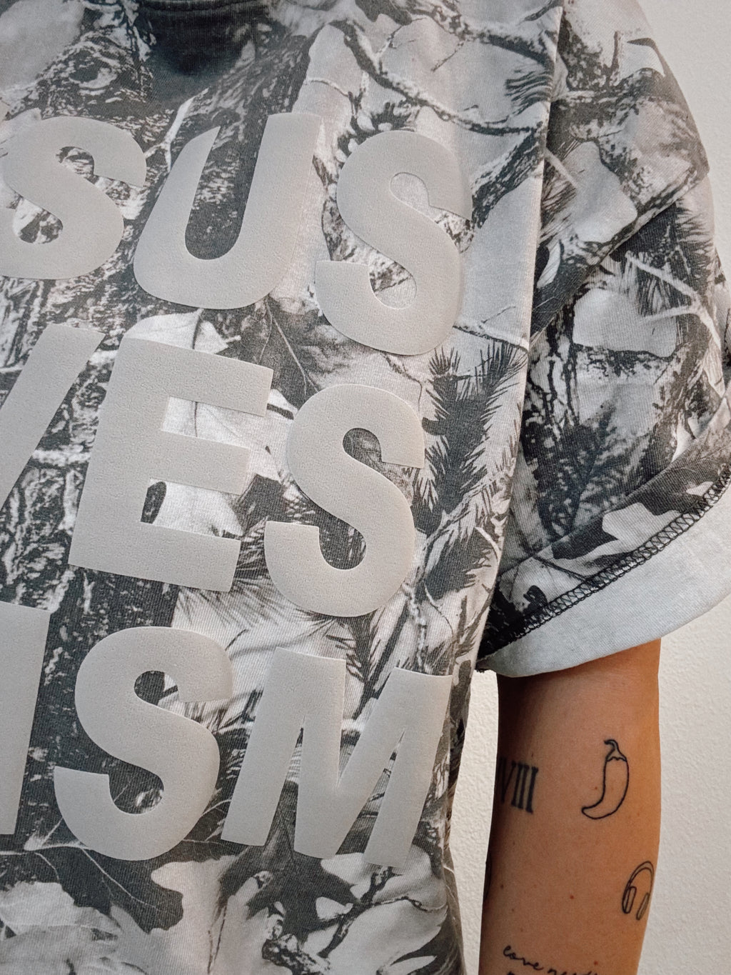 Snow Camo "Jesus Loves Autism" Cotton Collective T-Shirt