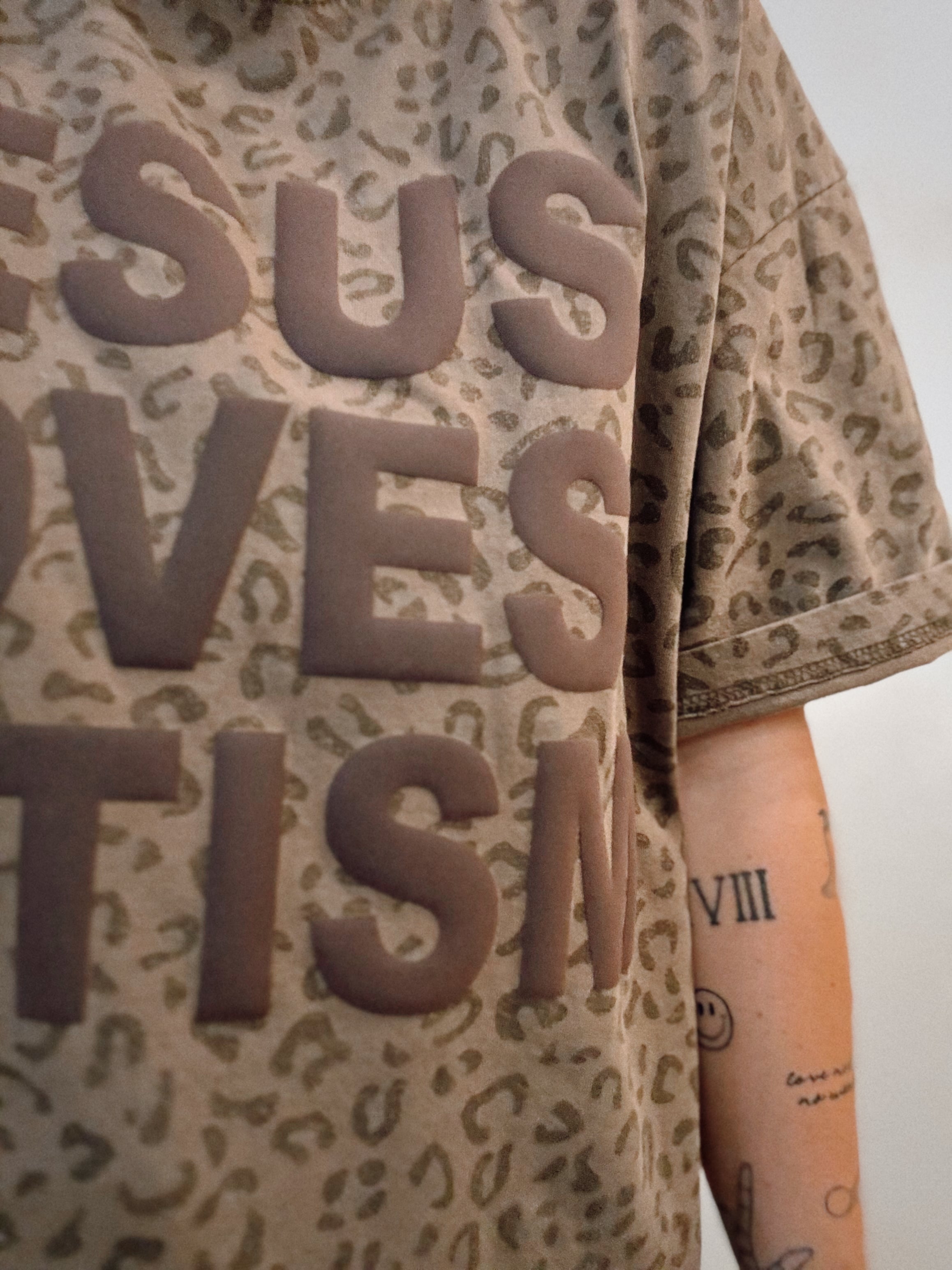 Leopard Print "Jesus Loves Autism" Cotton Collective T-Shirt
