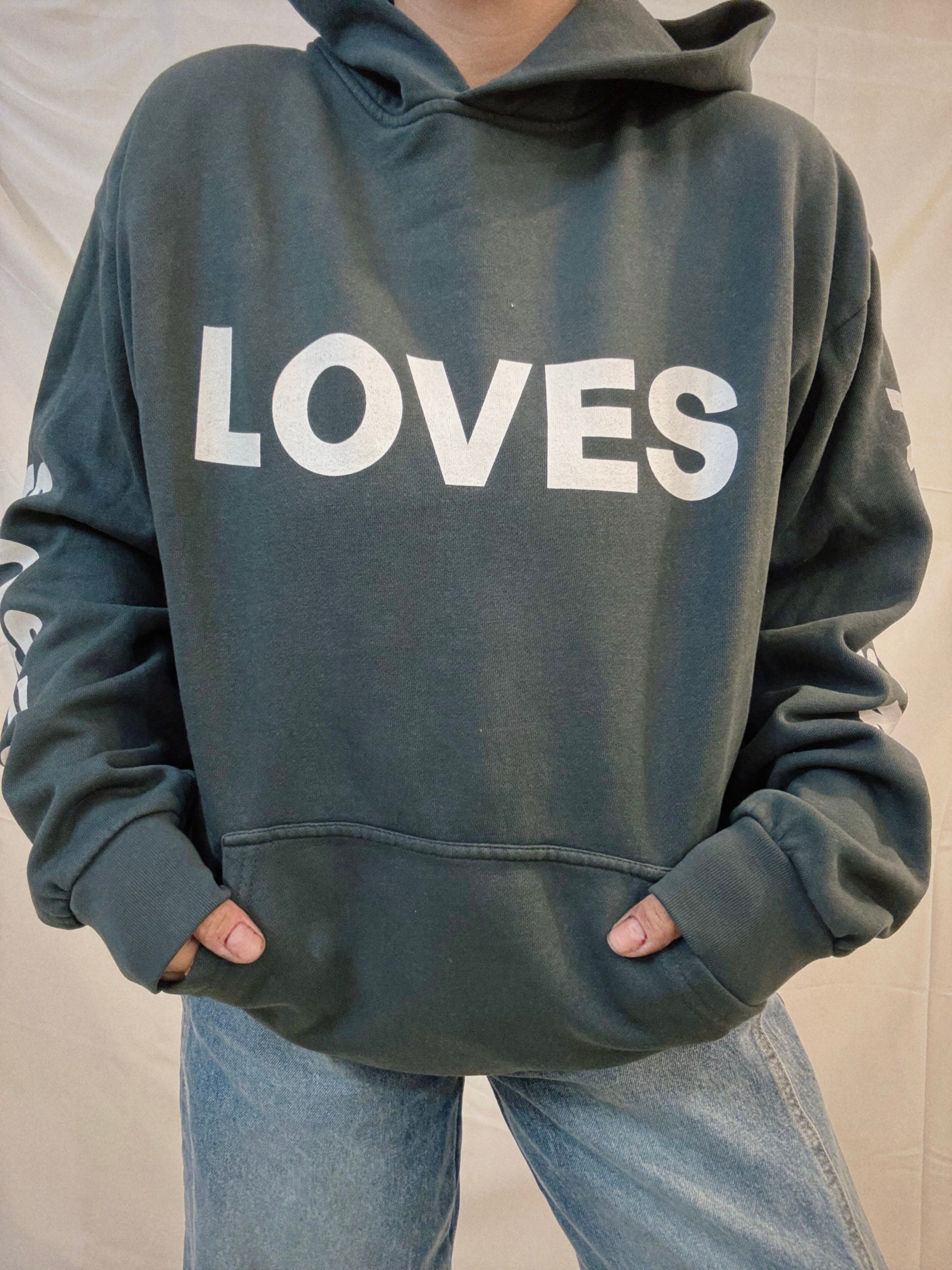 Unisex Garment-Dyed “Open Arms JLA” Hoodie