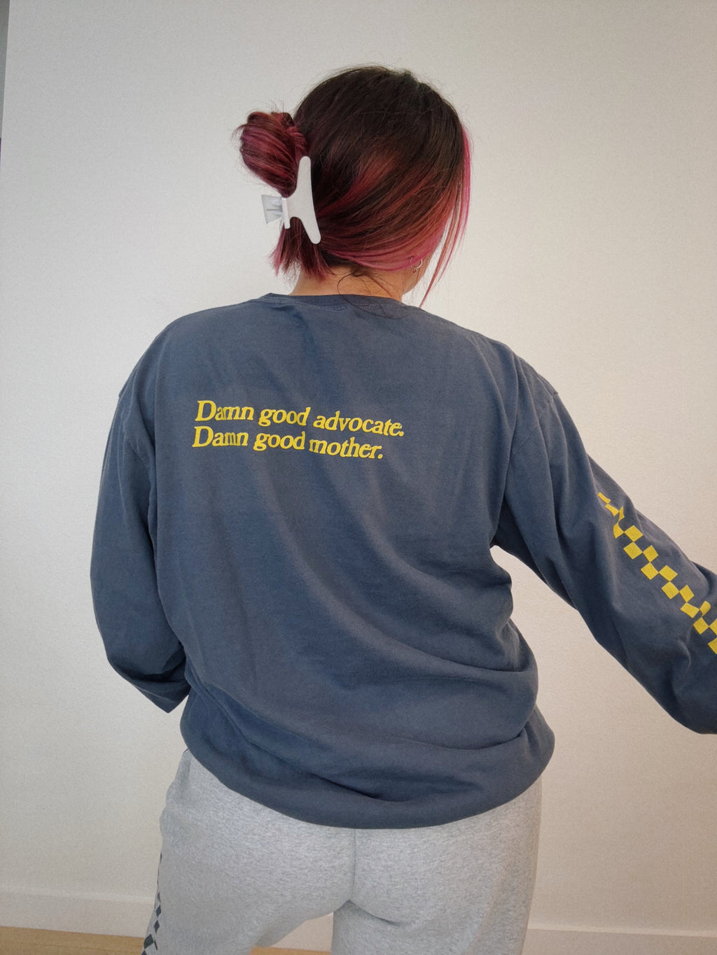 Unisex “Damn Good Mother” Long Sleeve T-Shirt