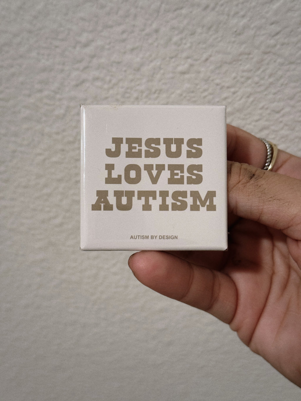Jesus Loves Autism Magnet
