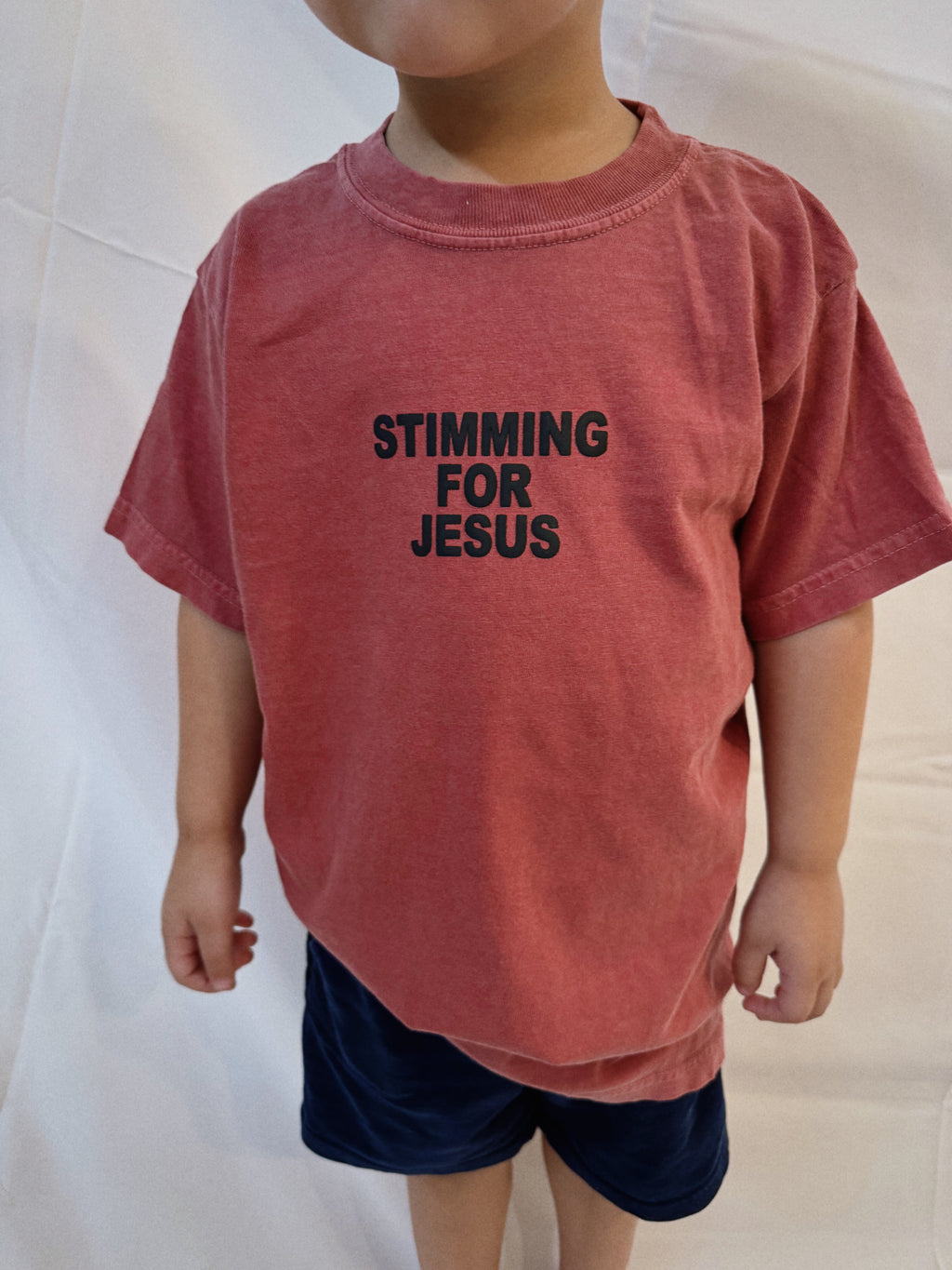 Toddler + Youth "Stimming For Jesus" Puff Print T-Shirt