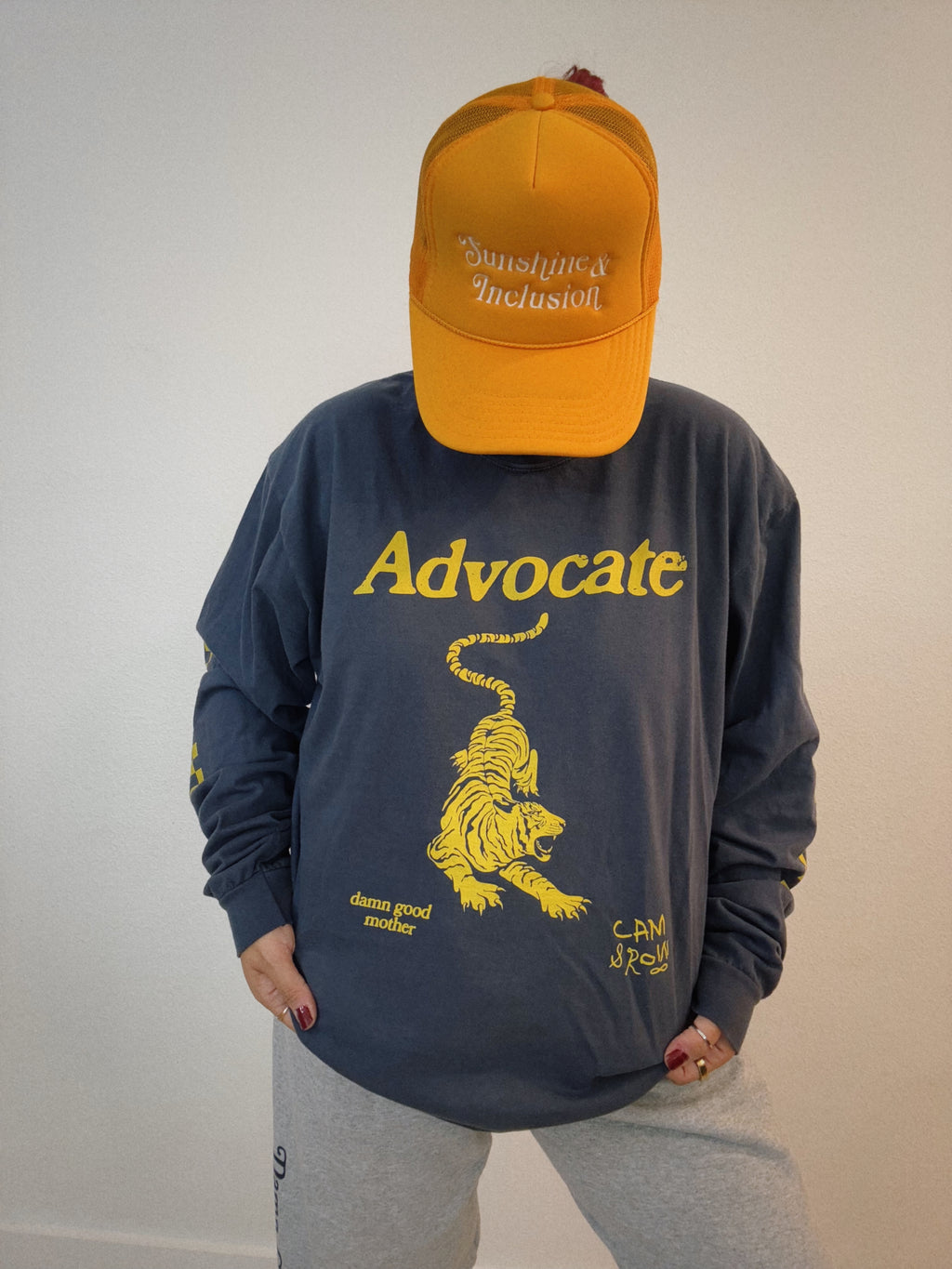 Unisex “Damn Good Mother” Long Sleeve T-Shirt