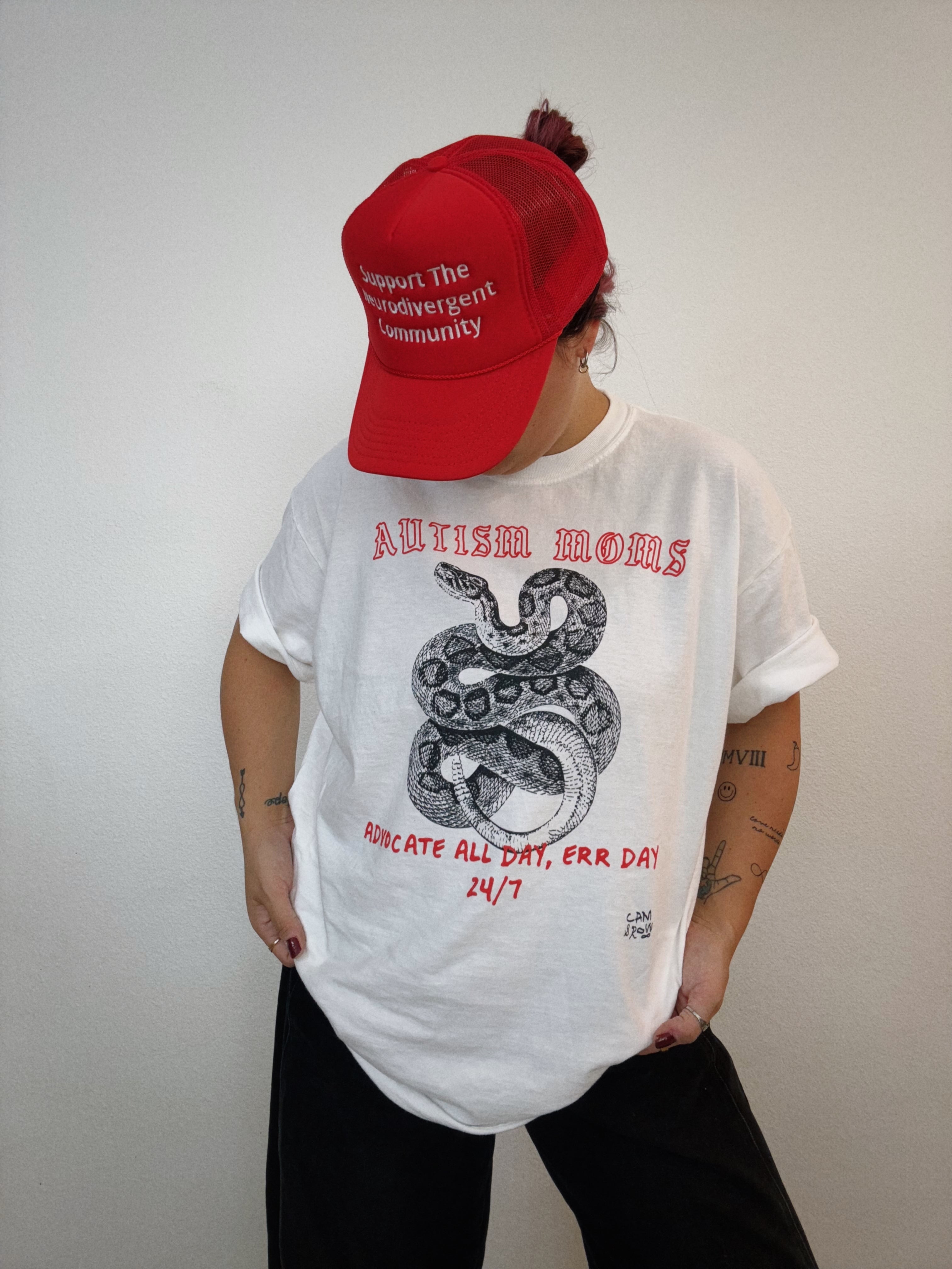 Unisex "Autism Moms Advocate All Day" T-Shirt