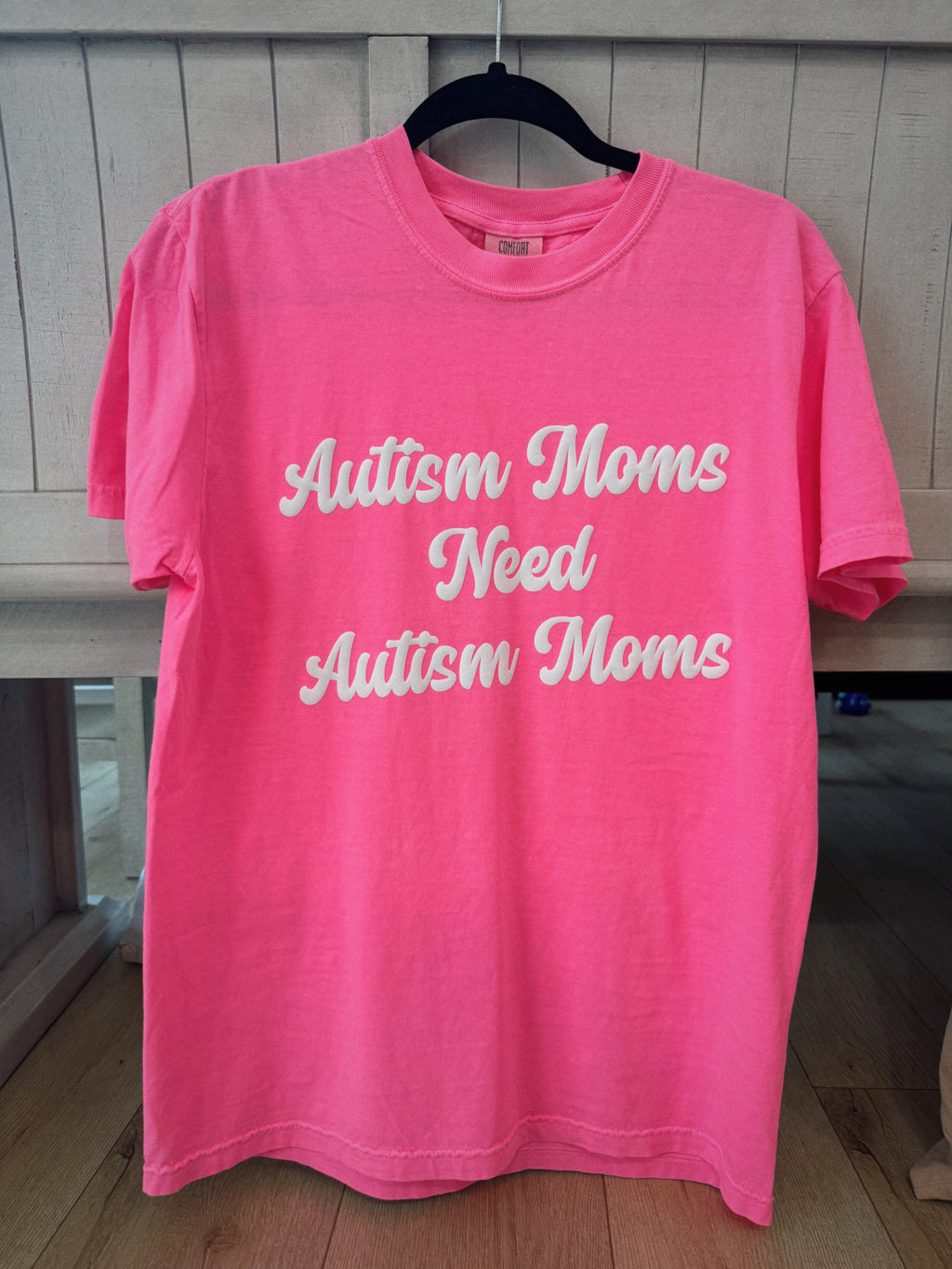 Unisex "Autism Moms Need Autism Moms" Puff Print T-Shirt