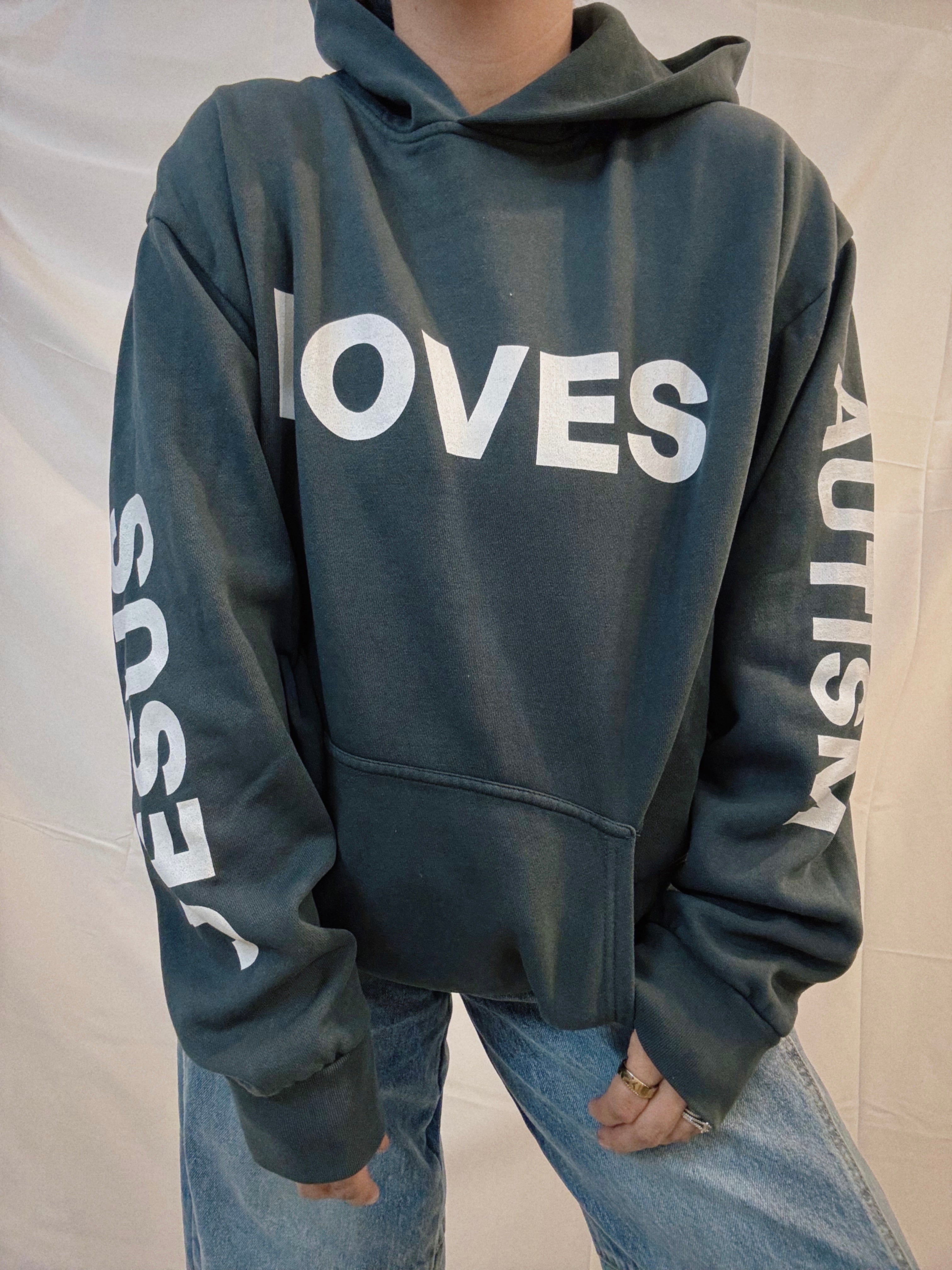 Unisex Garment-Dyed “Open Arms JLA” Hoodie
