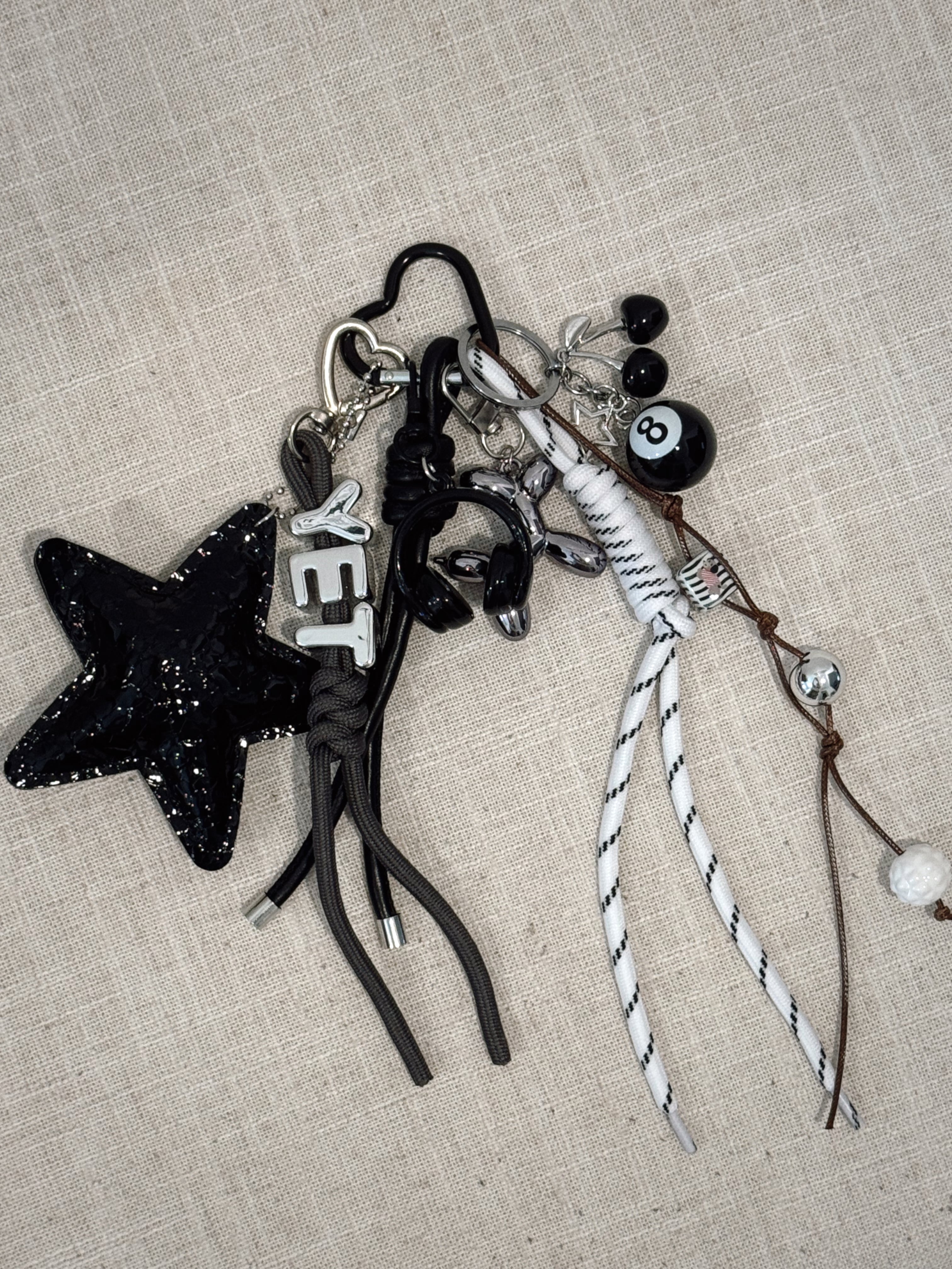 Chunky "Yet" Rope Bag Charm