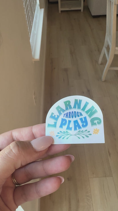 Learning Through Play Holographic Sticker