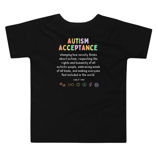 Toddler Autism Acceptance T-Shirt