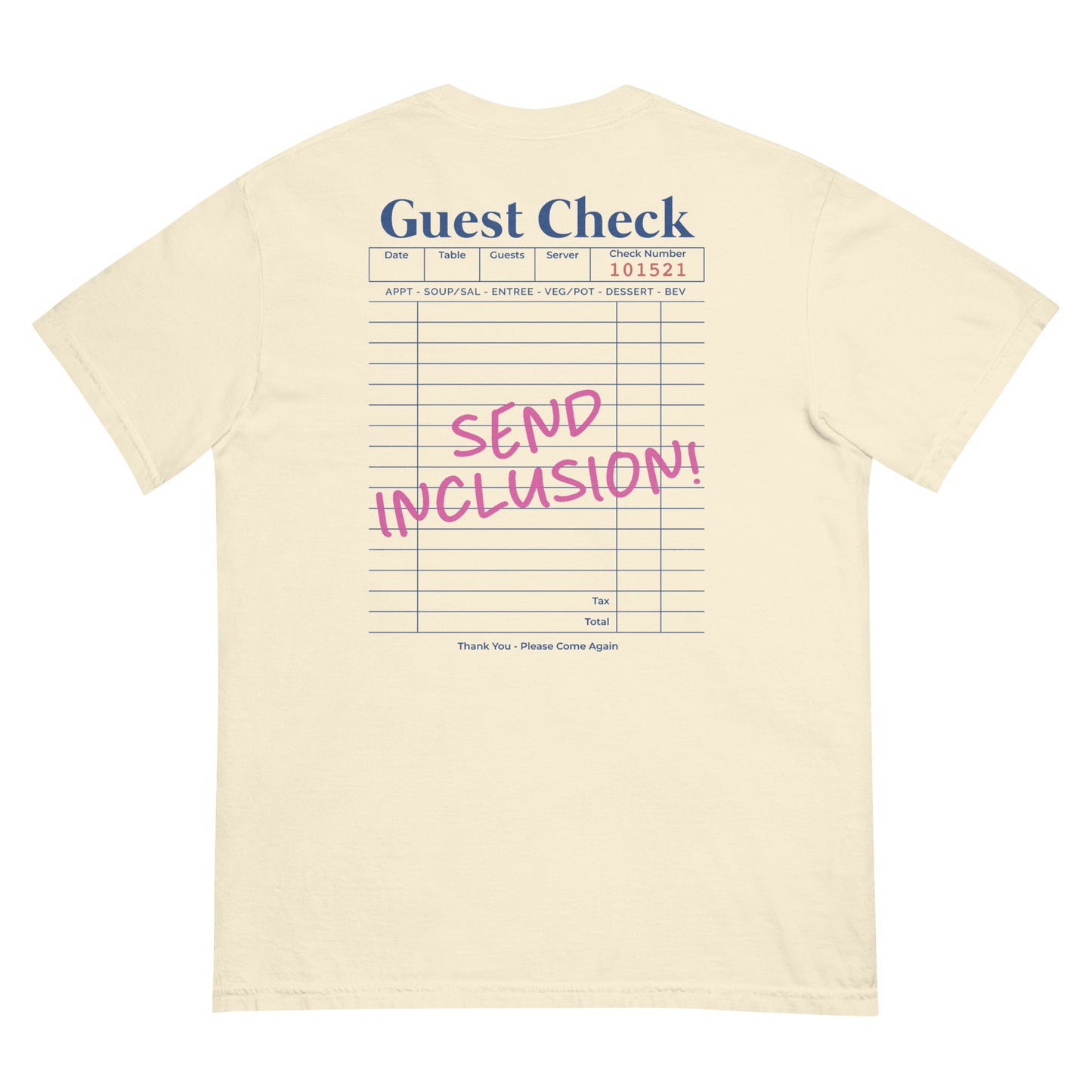 Unisex Guest Check T-Shirt